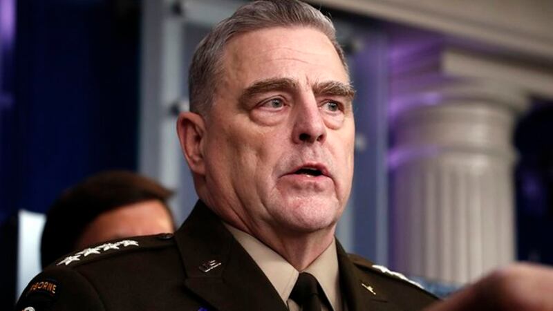 美国参谋长联席会议主席马克.米利（Mark Milley） （美联社）