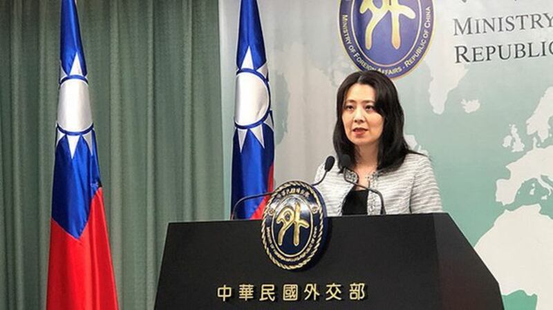 台湾外交部发言人欧江安(RFA/资料照)