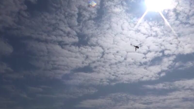 无人机为海巡署侦察越界行为新利器。(海巡署提供)