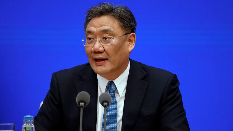 中国的商务部长王文涛(图)向《全面与进步跨太平洋伙伴关系协定》(CPTPP)保存方新西兰贸易与出口增长部长奥康纳提交了中国正式申请加入CPTPP的书面信函。(路透社)