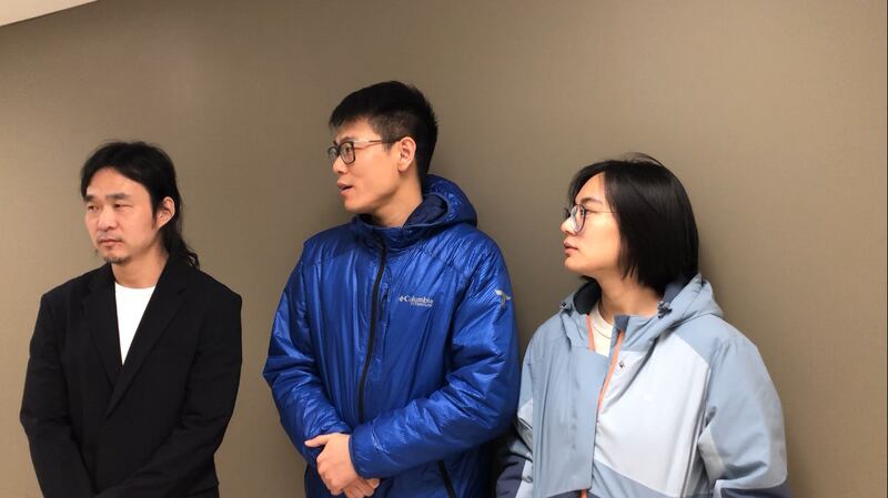 移居加拿大的廣州人關注香港前途，出席論壇。（胡彗藍 攝）