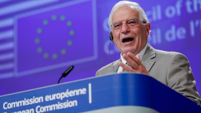 欧盟外交和安全政策高级代表波瑞尔(Josep Borrell)。(法新社)