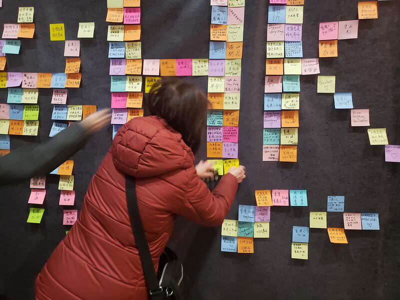 即使居住在加拿大,不少香港人仍心系香港土地,强调香港人的身分认同。 (记者柳飞拍摄)