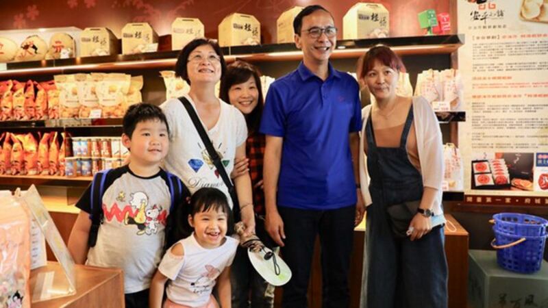 国民党前主席朱立伦在台南竞选 (朱立伦总部提供)