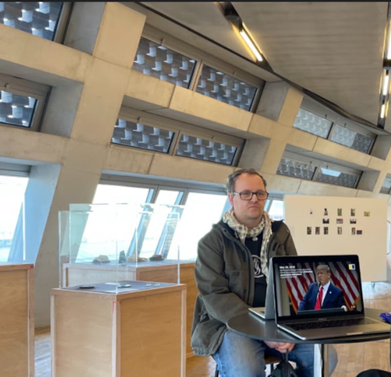 受访者Volker(记者吕熙摄影)