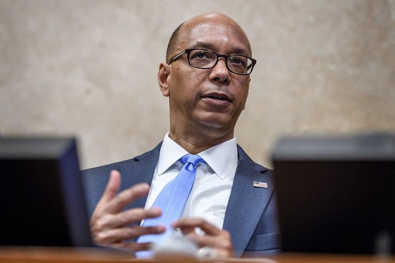 美国裁减军备大使伍德(Robert Wood)。(法新社)