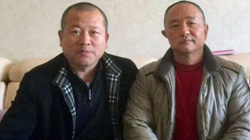 戈觉平(右)健康状况每况愈下,令人担忧(维权人士独家提供)