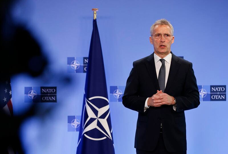 北约秘书长斯托尔滕贝格(Jens Stoltenberg)。(美联社)