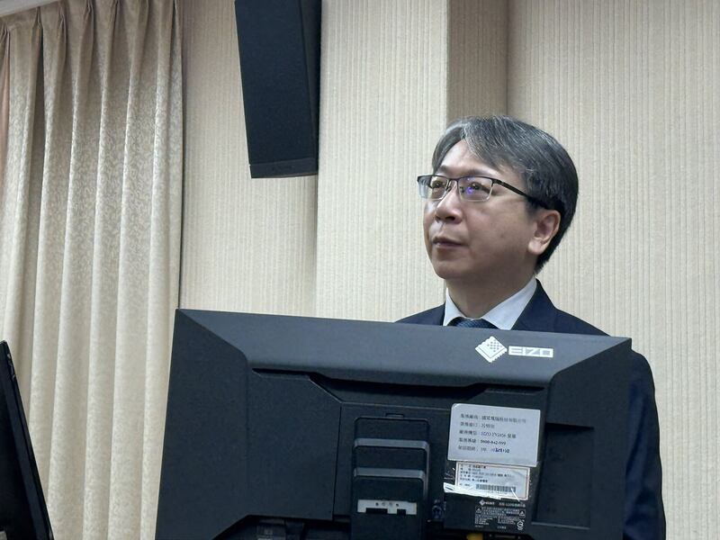 台湾的国安局长蔡明彦表示,美国对中国的“红线外交”,管理中国的行为,避免中国误判。(记者 黄春梅摄)