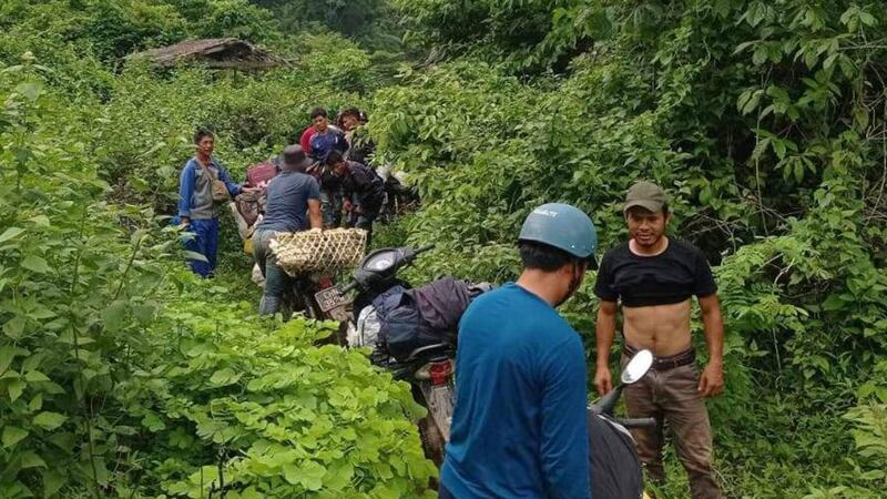 မတူပီမြို့နယ်မှ စစ်ဘေးဒုက္ခသည်များအား ၂၀၂၄ ခုနှစ် ဇွန်လ ၃ ရက်နေ့က တွေ့ရစဉ်။ (Citizen Photo)