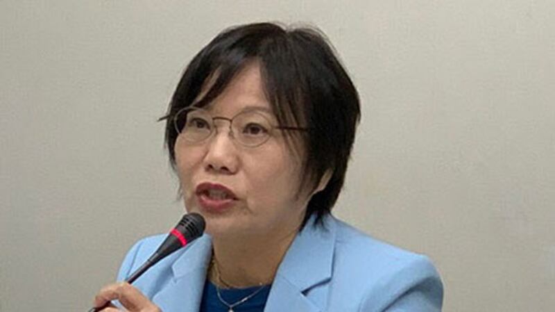 台湾民进党立委刘世芳。(RFA资料照)