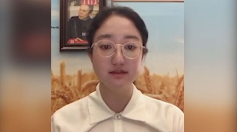 中国女权及劳工议题维权人士李翘楚(FreeLiqiaochu李翘楚/脸书截图)