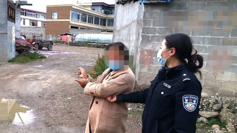 女教师仁钦吉(Rinchen Kyi)8月1日在果洛被以“煽动分裂国家”罪名逮捕。(自由西藏官网)