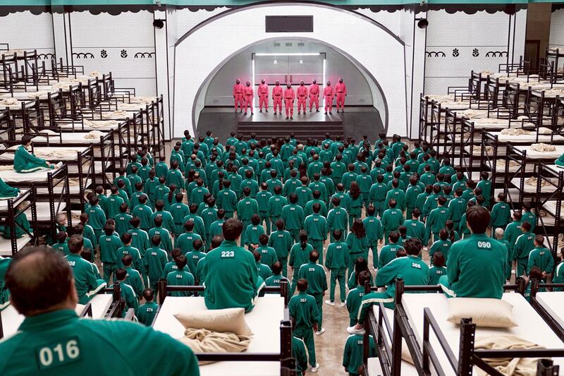 North Korea sentenced to death a man who smuggled and sold copies of the Netflix series “Squid Game” [shown], sources have told RFA. Credit: AFP Photo / NETFLIX