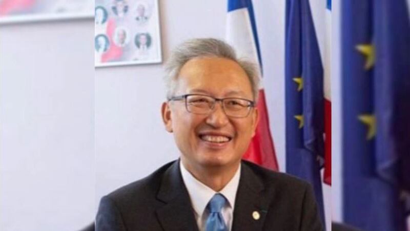 台湾驻法代表吴志中近来频频接受法媒邀约,为台湾发声。(吴志中推特)