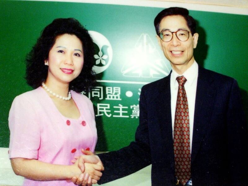 李柱铭曾力荐杨月清参选区议员。 (杨月清提供)