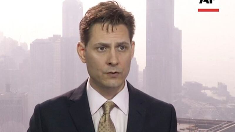 被中国羁押的加拿大公民康明凯(Michael Kovrig)(美联社)