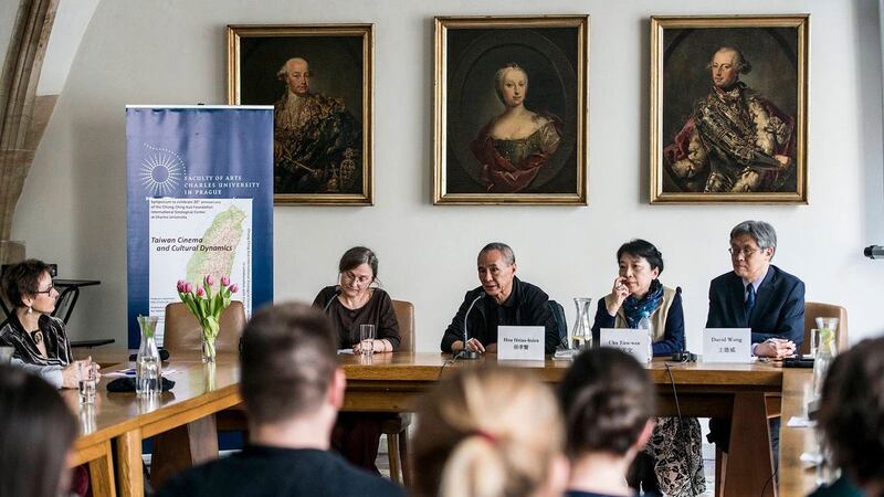 2017年6月台湾电影节在捷克,台湾名导演侯孝贤出席。(汪忠一提供)