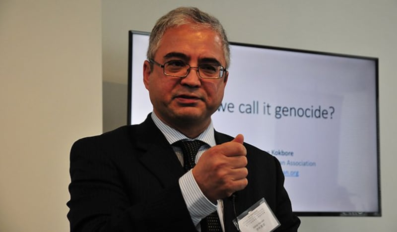 世界维吾尔代表大会副主席伊利夏提认为，拜登政府和历届美国政府一样，一如既往地在维护自由民主。（伊利夏提提供）