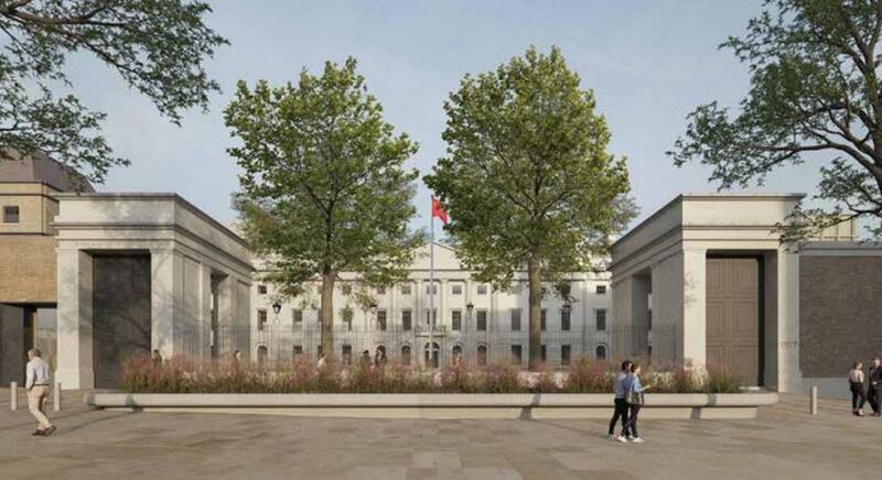 伦敦哈姆雷特塔自治市议会文件中的中国使馆示意图(伦敦哈姆雷特塔自治市议会官网)