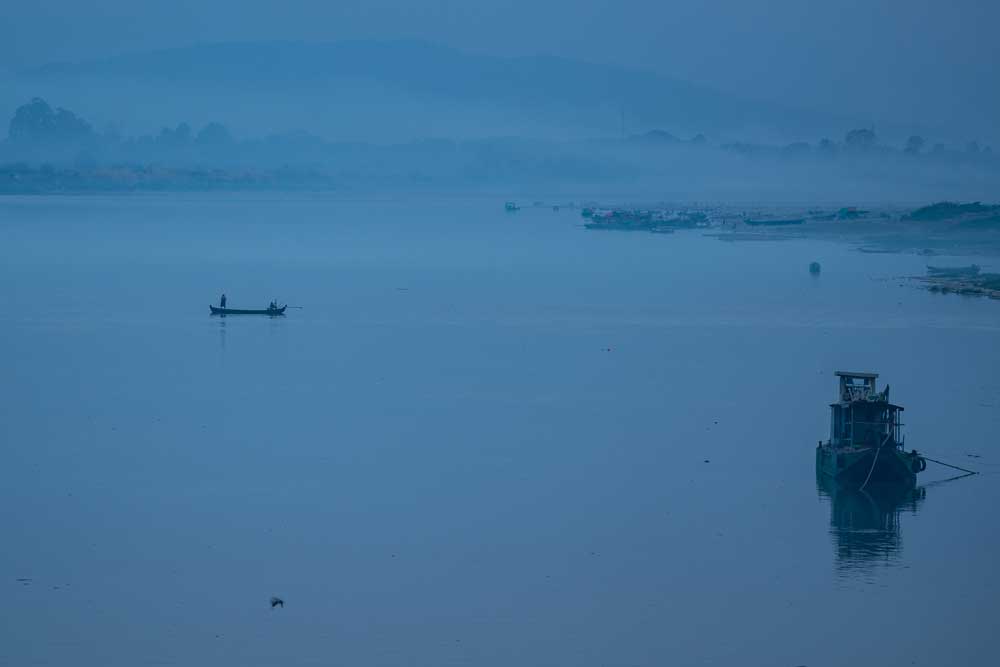 Early morning mist on the great Ayeyarwady River. Photo: RFA
